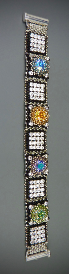 crystal mesh bracelet